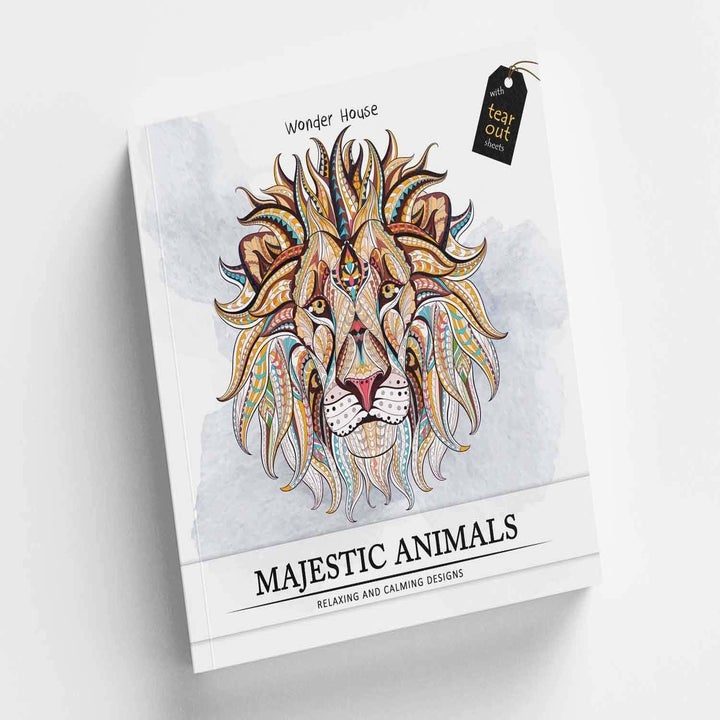 Cover of the animal colouring book