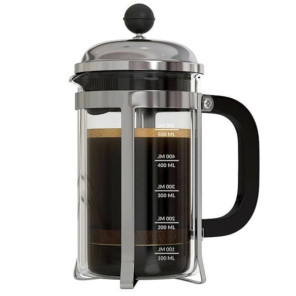 A French Press coffee maker 