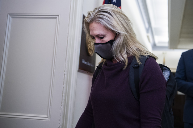 Democrats Kicked Marjorie Taylor Greene Off Of Her House Committees. All But 11 Republicans Voted To Support Her.