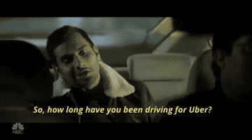 Aziz Ansari asks, &quot;So, how long have you been driving for Uber?&quot; in a skit on SNL