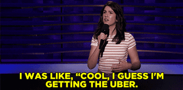 Becky Lewis says, &quot;I was like, &#x27;Cool, I guess I&#x27;m getting the Uber,&quot; on Conan