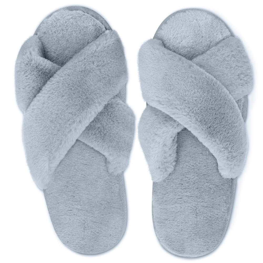 open-toe slippers