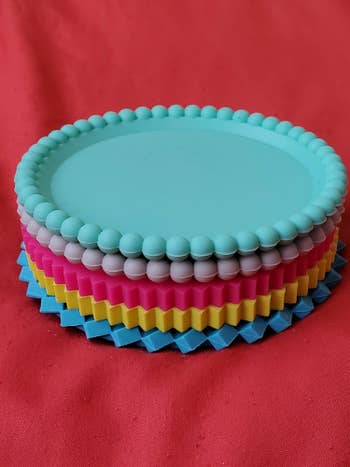 the pastel Geo Stacking Coasters
