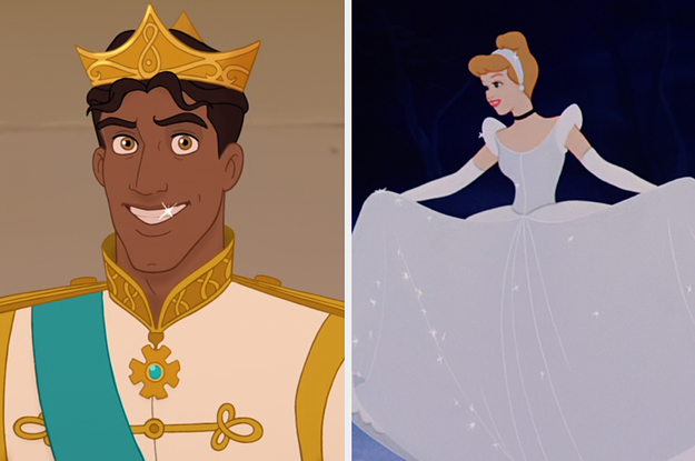 On the left, Prince Naveen from