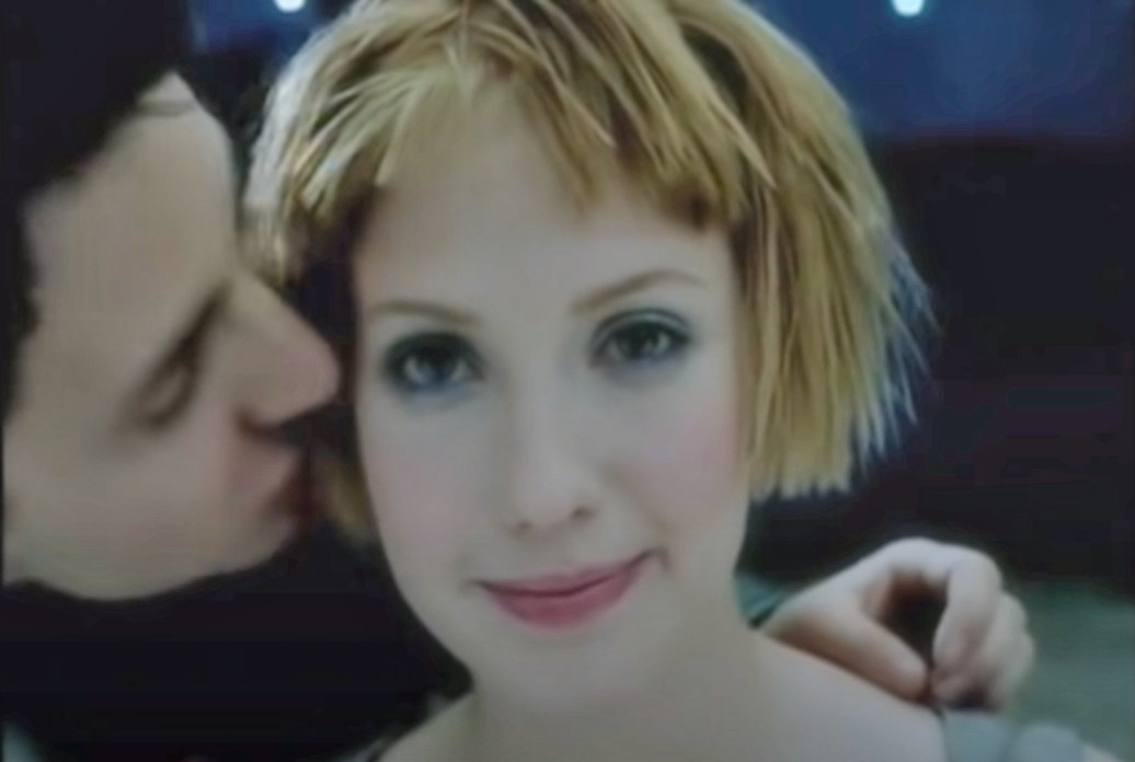 Someone gets a kiss on the cheek in the &quot;Kiss Me&quot; music video