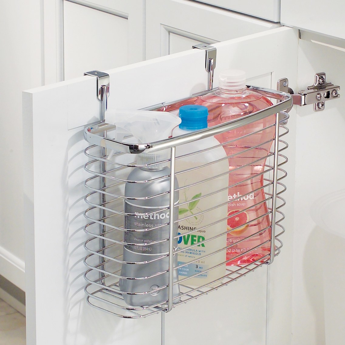 The over the door kitchen storage organizer in metal