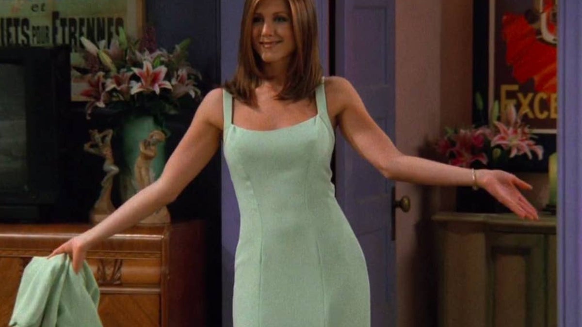 friends monica pink dress I need Monica's entire wardrobe. What's your favorite outfit of hers?.. : r/friends_tv_show
