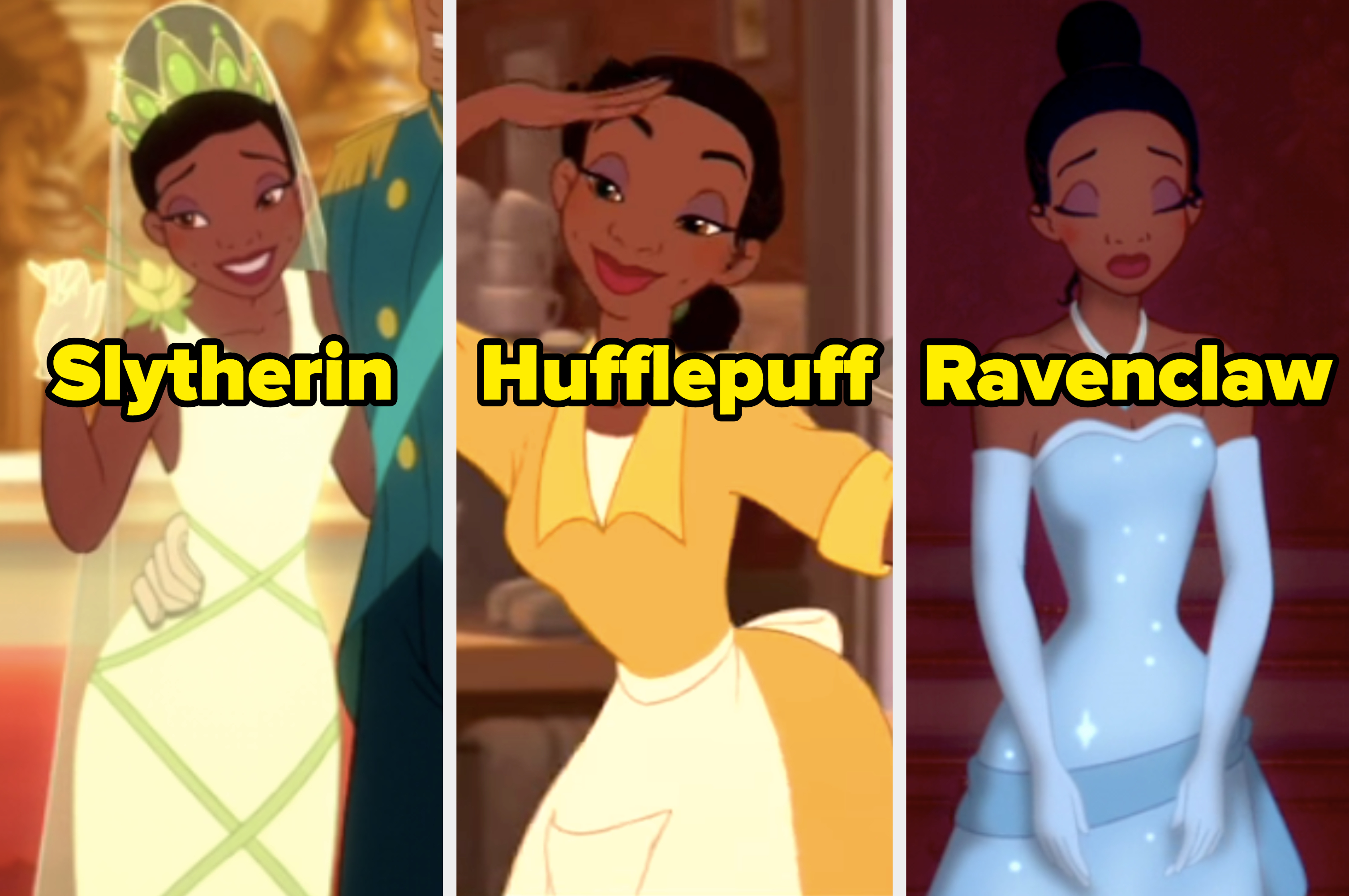 It's Obvious What Your Hogwarts House Is Based On The Disney Princess  Outfits You Prefer