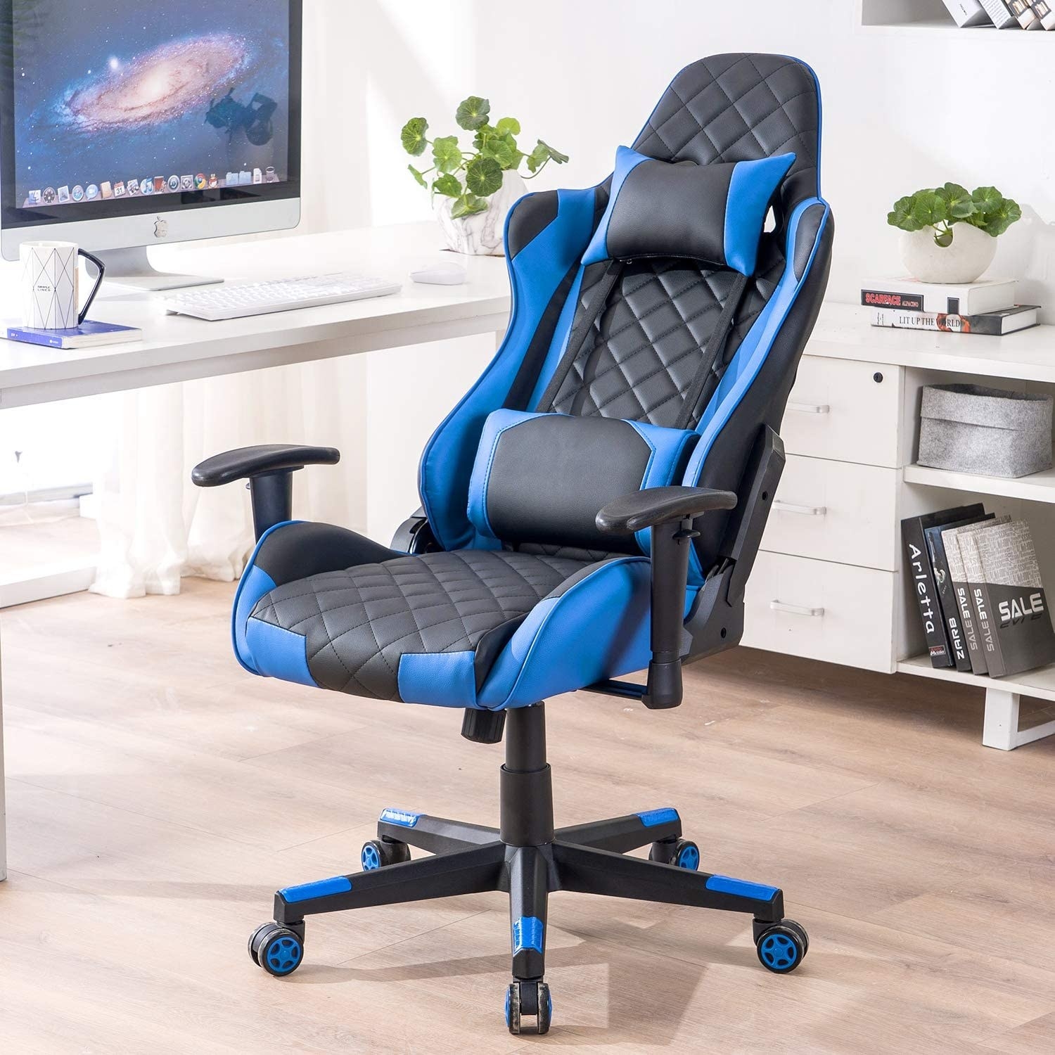 The ergonomic chair in an office 