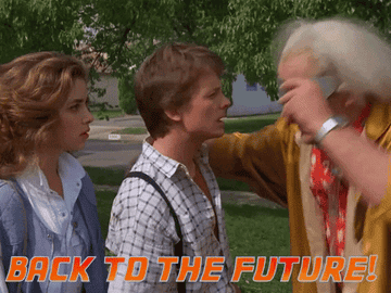 A scene from the movie &quot;Back to the Future.&quot;