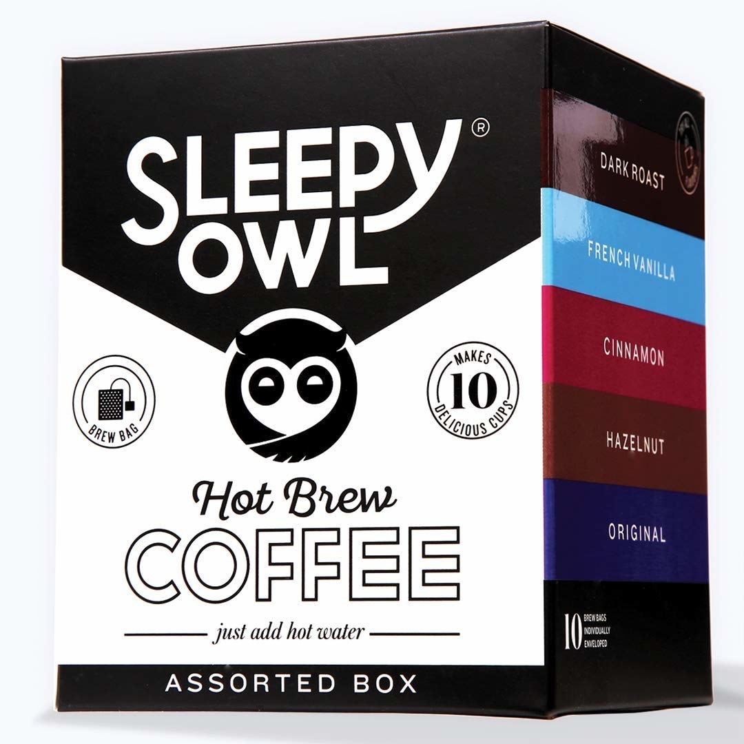 Box of the assorted hot brew coffee 