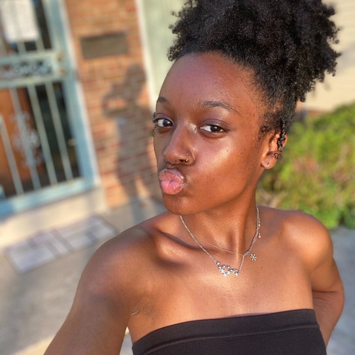 Another reviewer showing off their beautiful glowy skin