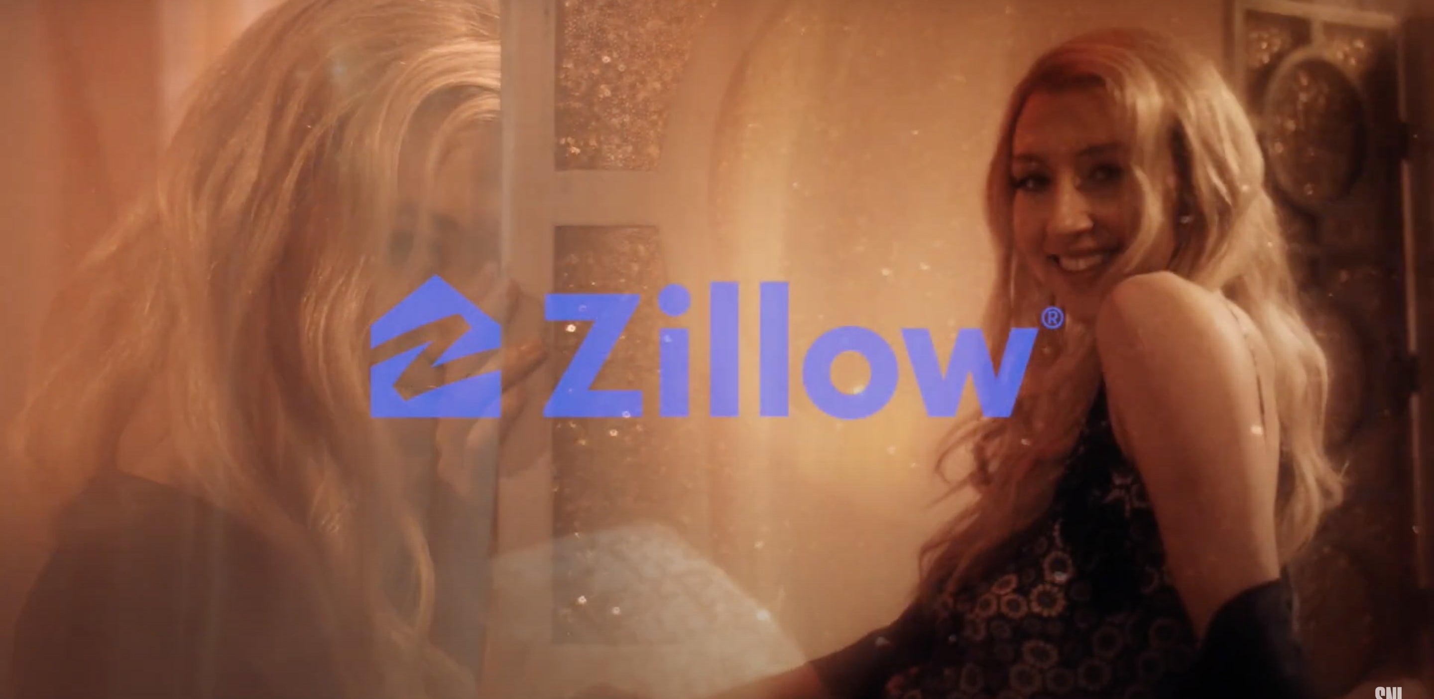 The Zillow logo flashes on top of the add