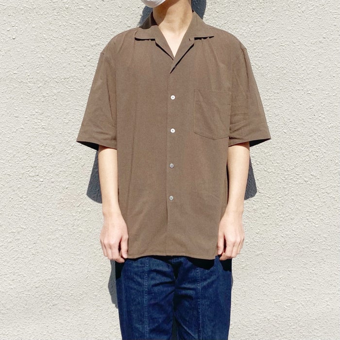 ユニクロ オープンカラーシャツ(半袖)