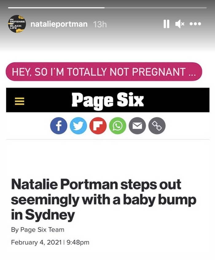 A screenshot of Natalie's post