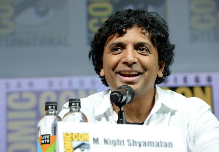 M Night Shymalan at 2018 Comic Con