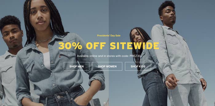 Levi's Is Having A Presidents' Day Sale So It's Time To Stock Up On Your  Favorite Denim