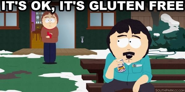 Someone holds up a can on South Park and says &quot;It&#x27;s ok, it&#x27;s gluten free&quot;