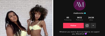 Lingerie Brand Adore Me Accuses TikTok Of Targeting Videos With BIPOC, Plus- Size, Disabled Models - Tubefilter