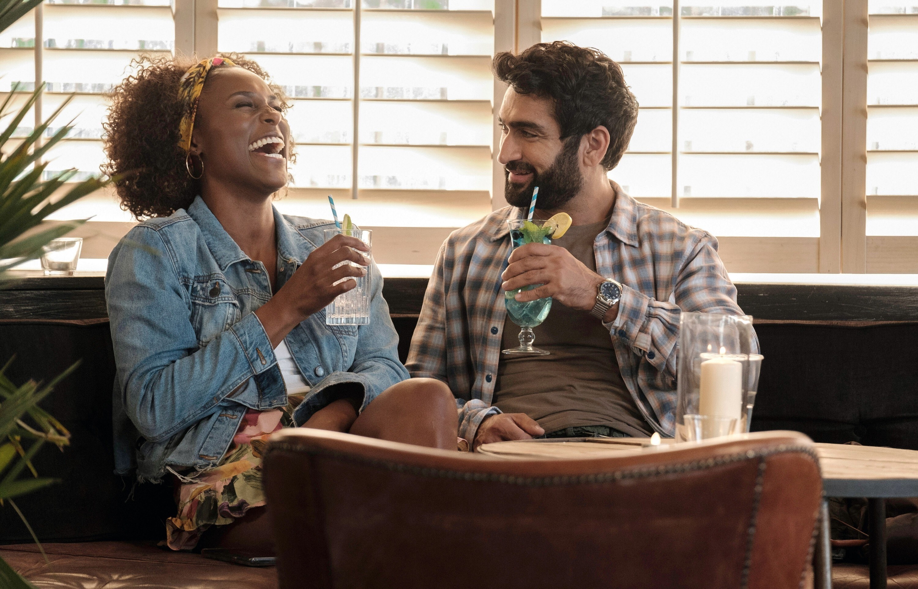 Issa Rae and Kumail Nanjiani in &quot;The Lovebirds&quot;