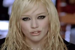 Hilary Duff in the "Come Clean" music video