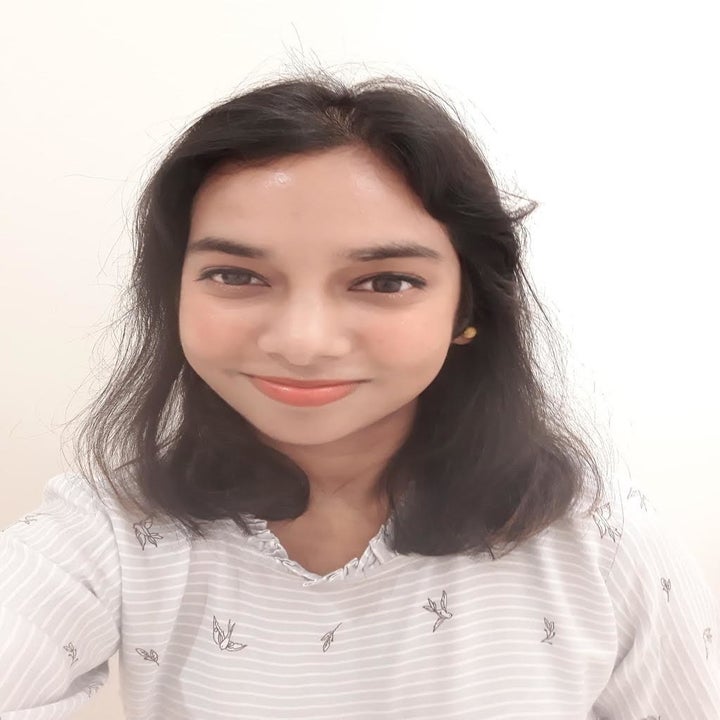 Nusrat Sultana wearing the skin tint