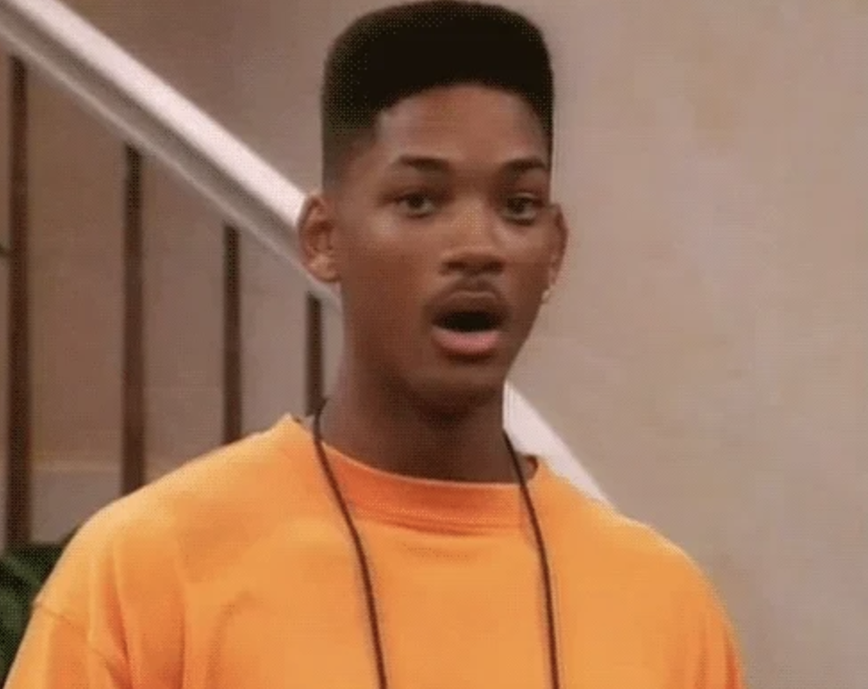 Shocked Will Smith