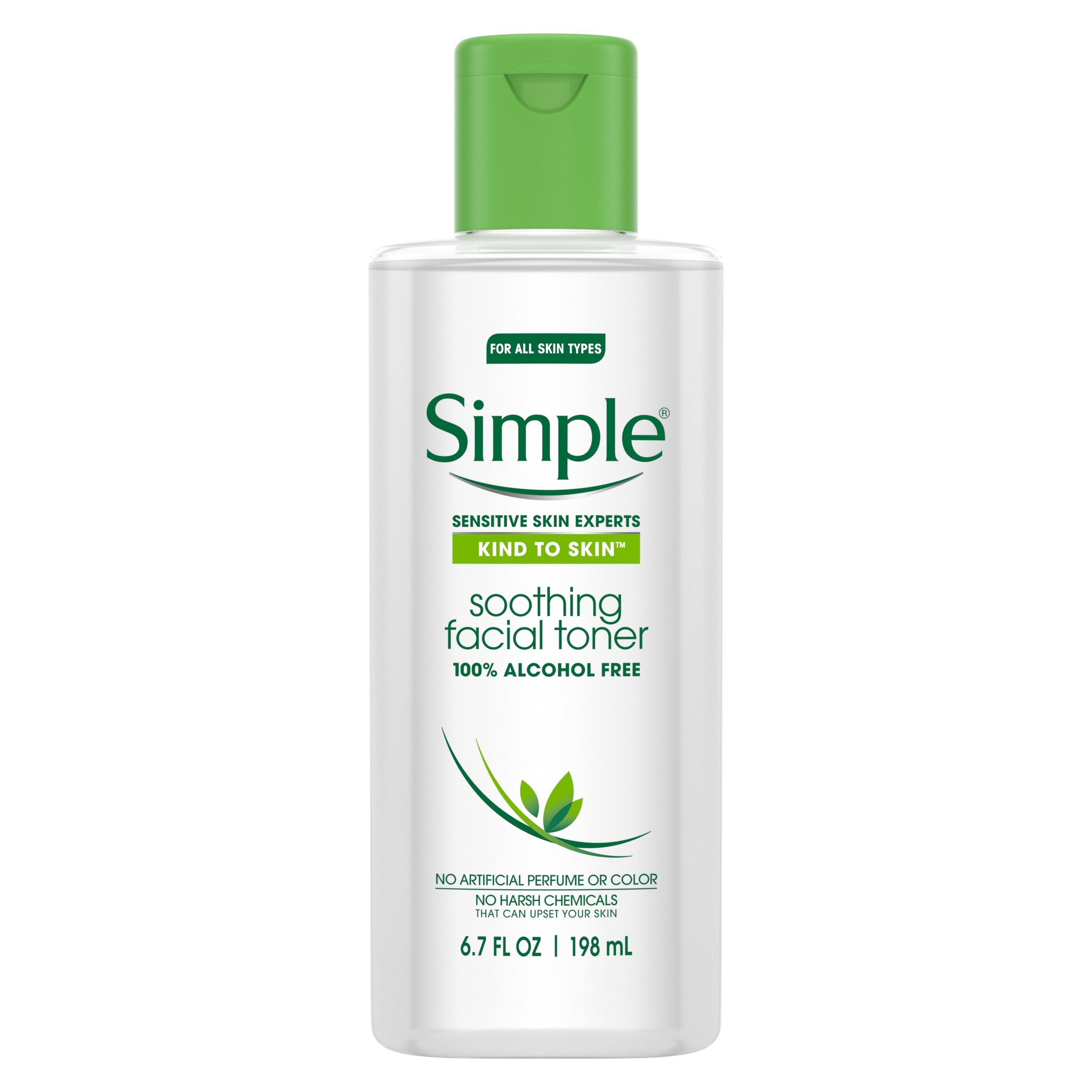 Bottle of Simple Soothing Facial Toner