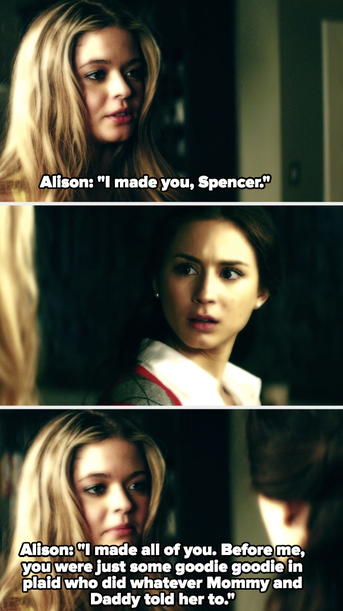 Alison tells Spencer she &quot;made all of them&quot;