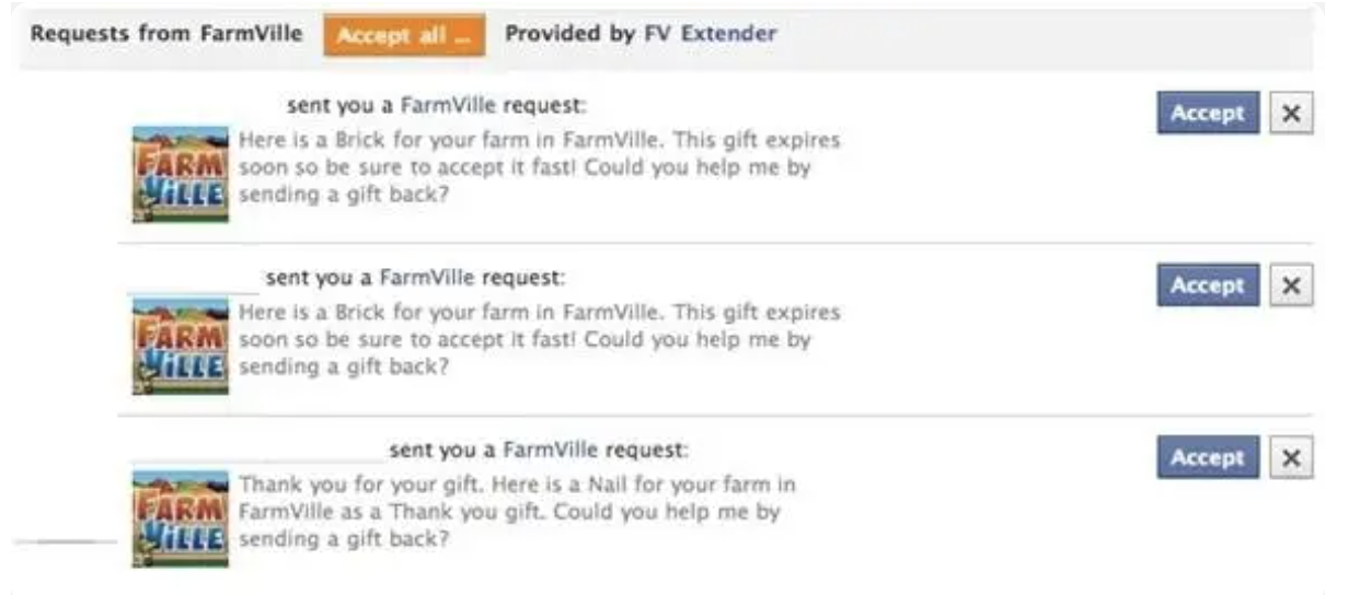 farmville invites