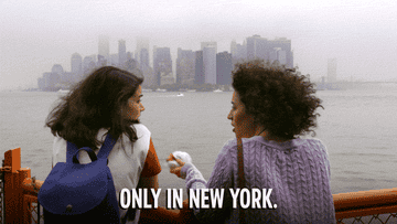 An image of Ilana from Broad City saying &quot;Only in New York&quot;