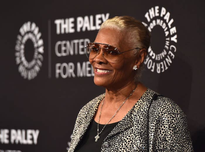 Dionne Warwick smiling at an event