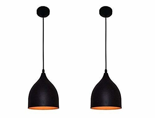 A pair of pendant lights 