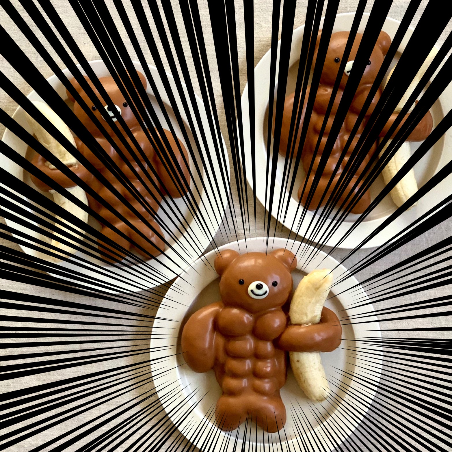 クセ強めだけどかわいい！“筋肉くまパン”に海外のネット民も「最高