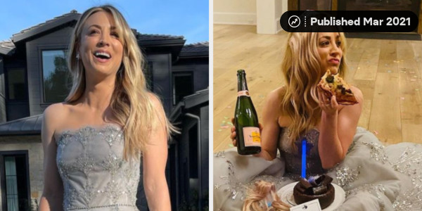 Kaley Cuoco Celebrates Golden Globes Loss With Hilarious Instagram Picture Kaley Cuoco Celebrates Golden Globes Loss With Hilarious Instagram Picture