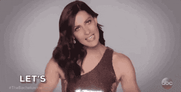 Becca Kufrin saying &quot;let&#x27;s do the damn thing&quot;