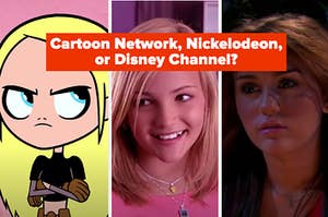 Three characters are in a split thumbnail with a label that reads: "Cartoon Network, Nickelodeon, or Disney Channel?"