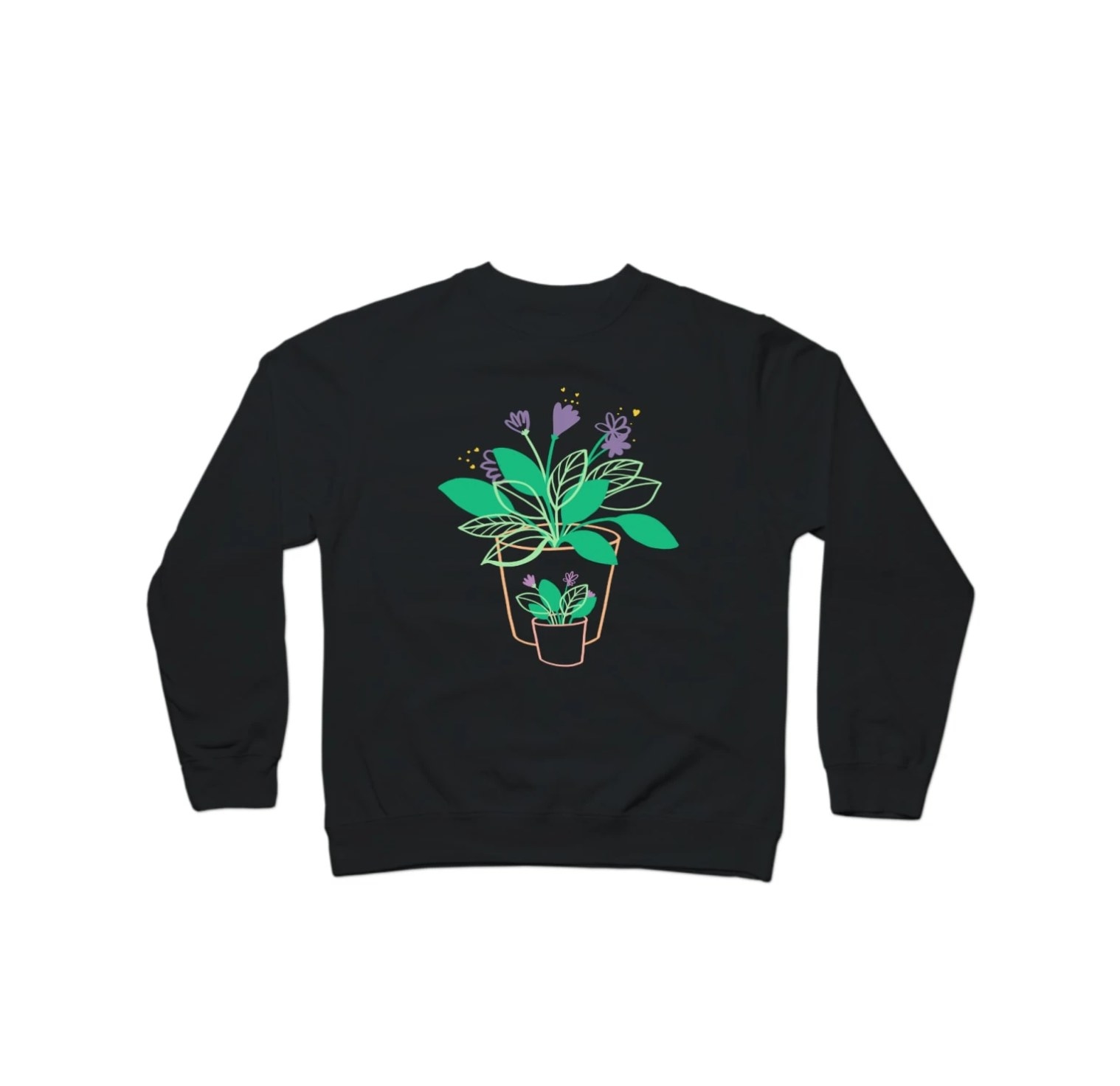 The sweatshirt in black