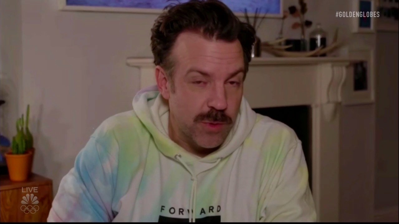 Jason wearing a ty-dye sweatshirt
