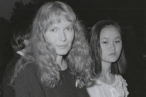 Archived photo of Mia Farrow and Soon-Yi 