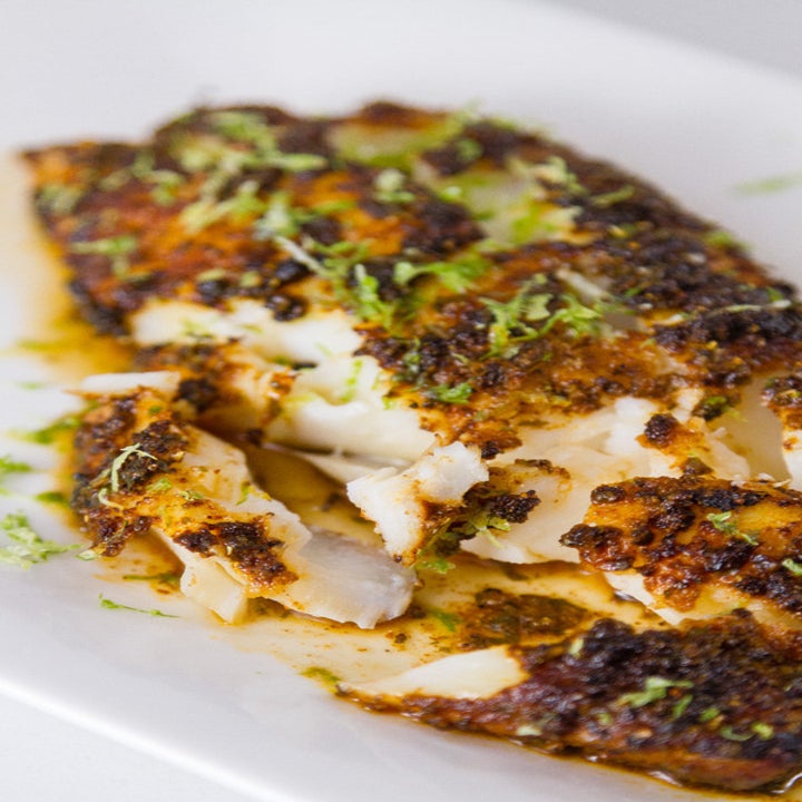 Marinated Asian-style cod.