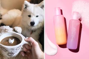 mug and facial cleanser