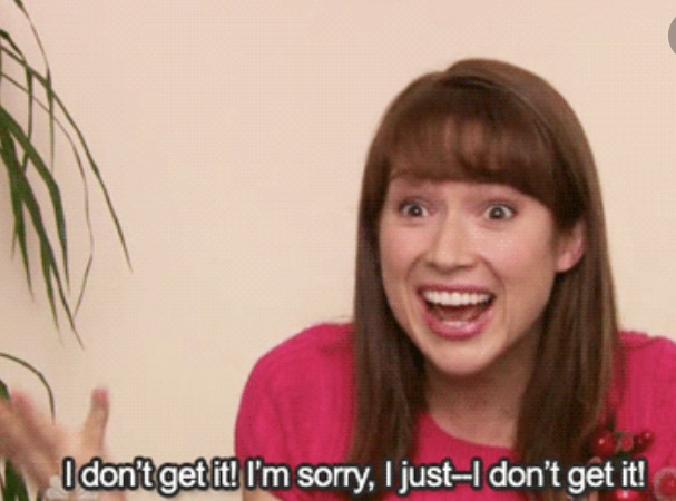 Erin saying she doesn't get it on The Office