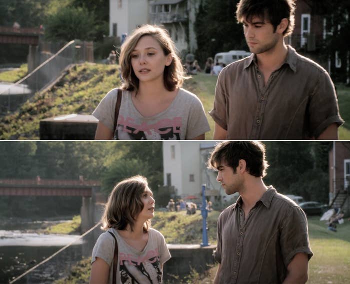 Elizabeth Olsen and Chase Crawford in &quot;Peace, Love, &amp;amp; Misunderstanding&quot;