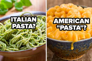 italian pasta? american pasta?