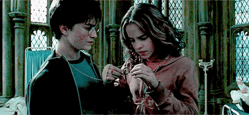 Hermione turning the Time-Turner 