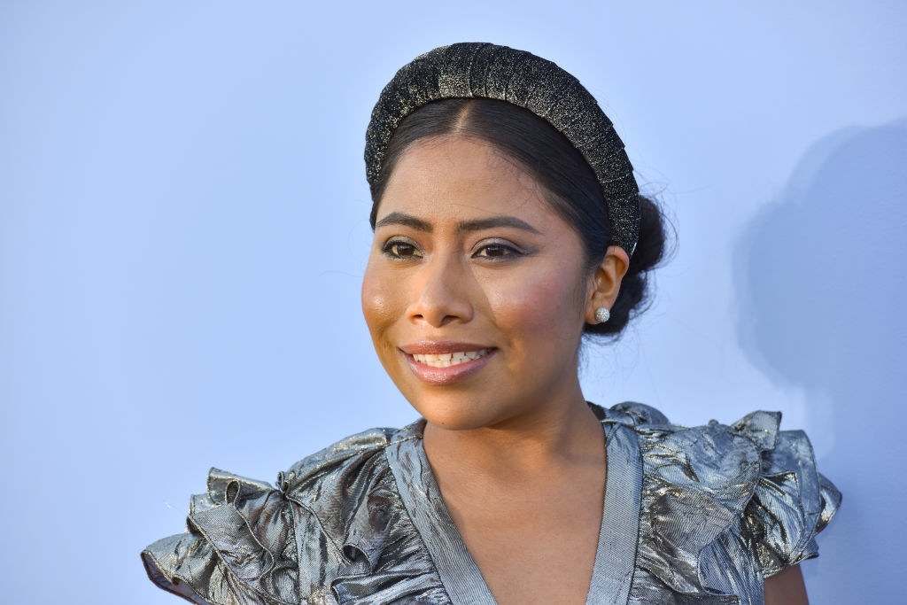 Yalitza on the red carpet at the Michael Kors 2020 Fashion Show