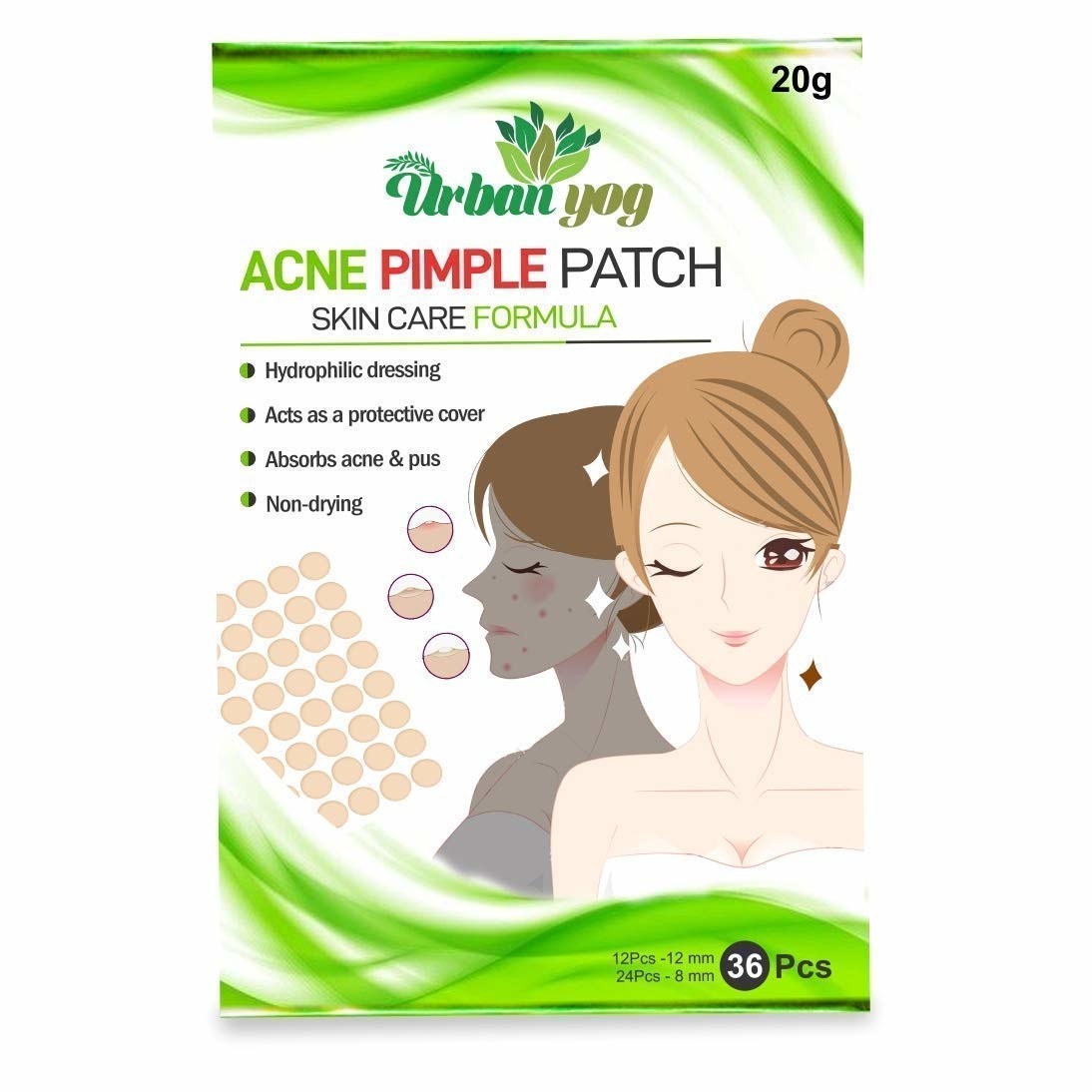 Packaging of the pimple patches 