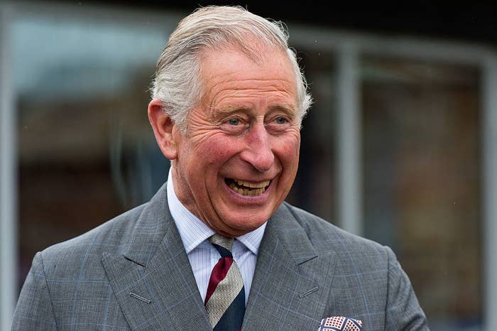 Prince Charles laughing