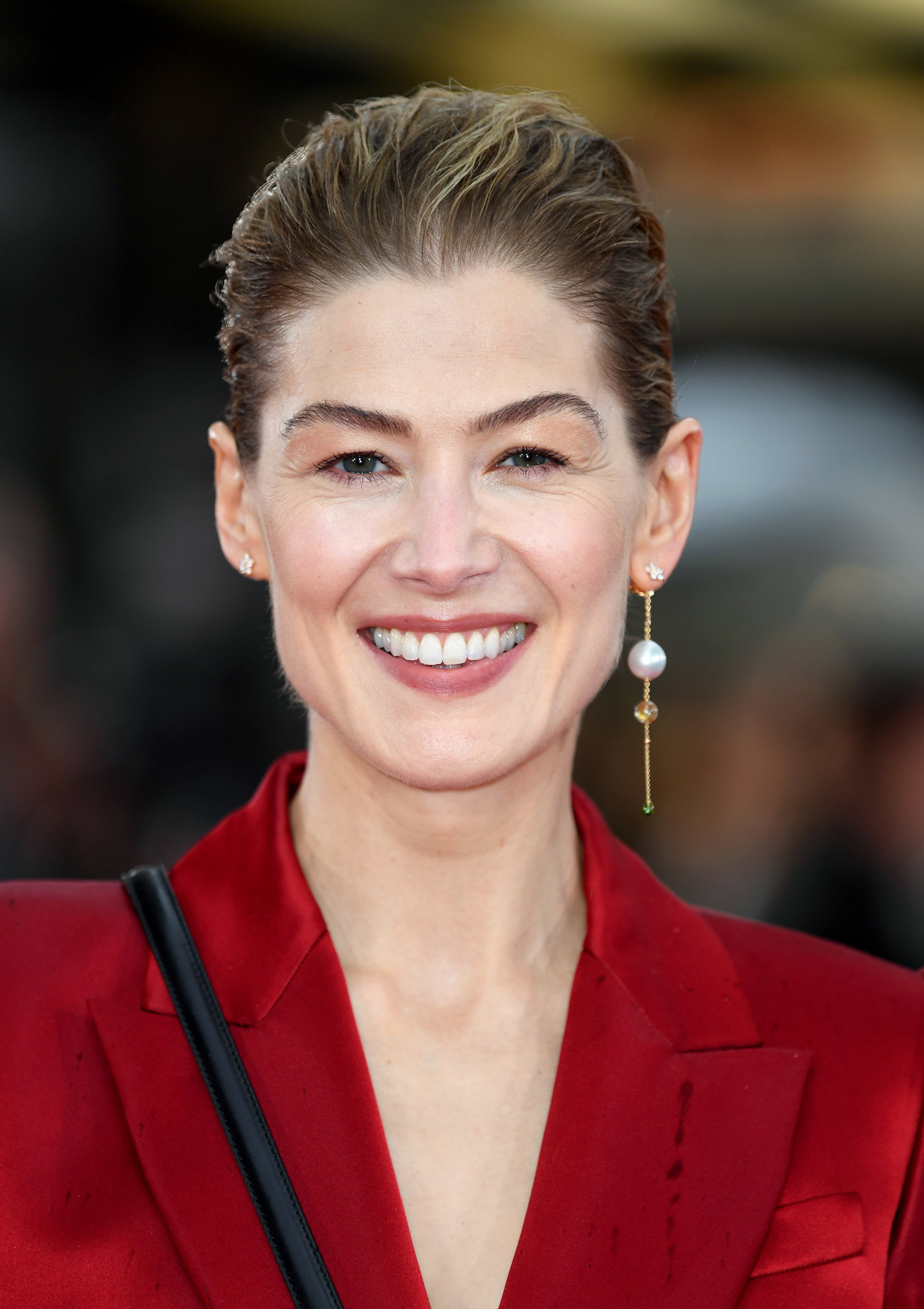 Rosamund pike at the premiere of Radioactive in London in March 2020